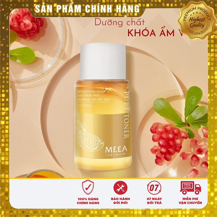 Toner lựu đỏ meea organic nước hoa hồng toner lựu đỏ meea organic