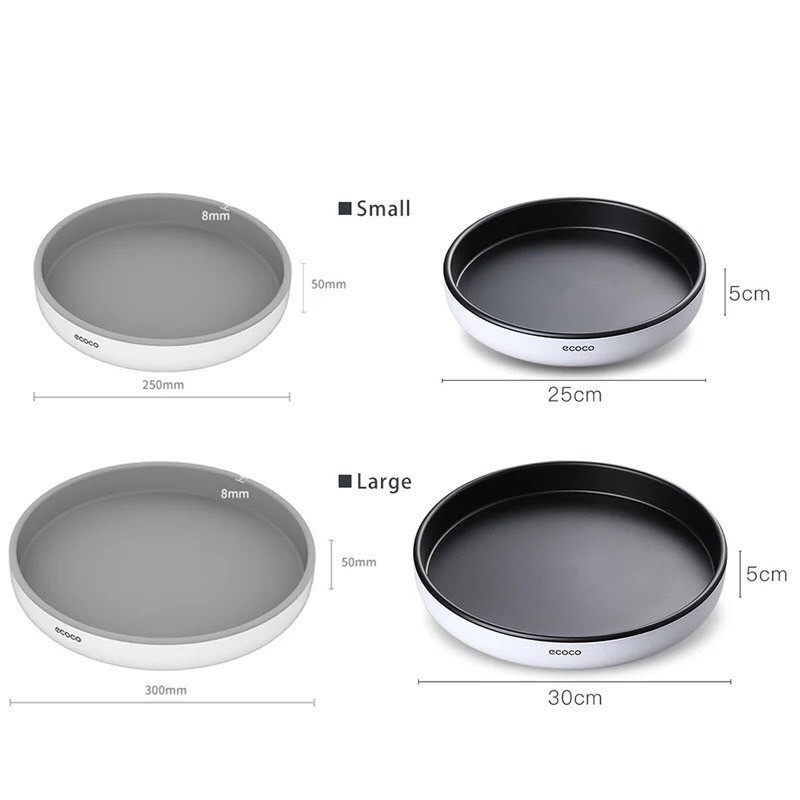 Khay đĩa đa năng để đồ xoay 360 độ ecoco mẫu mới cao cấp