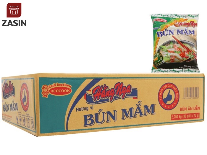 Gía sỉ 1 thùng bún mắm hằng nga
