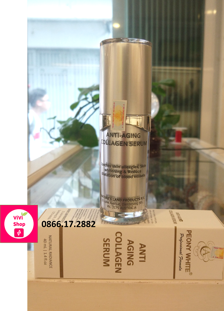 Anti Aging Collagen Serum - Tinh chất nám Peony White trắng da phục hồi