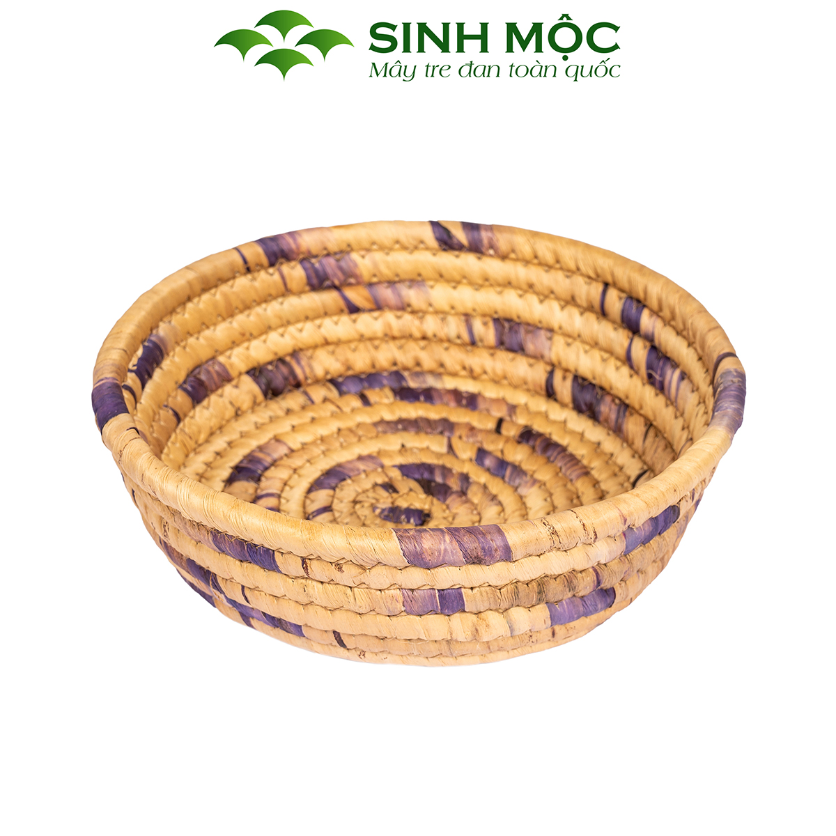 Khay lục bình, decor lục bình, khay đựng đồ đa năng, decor bàn ăn, trang trí phòng khách - M1025