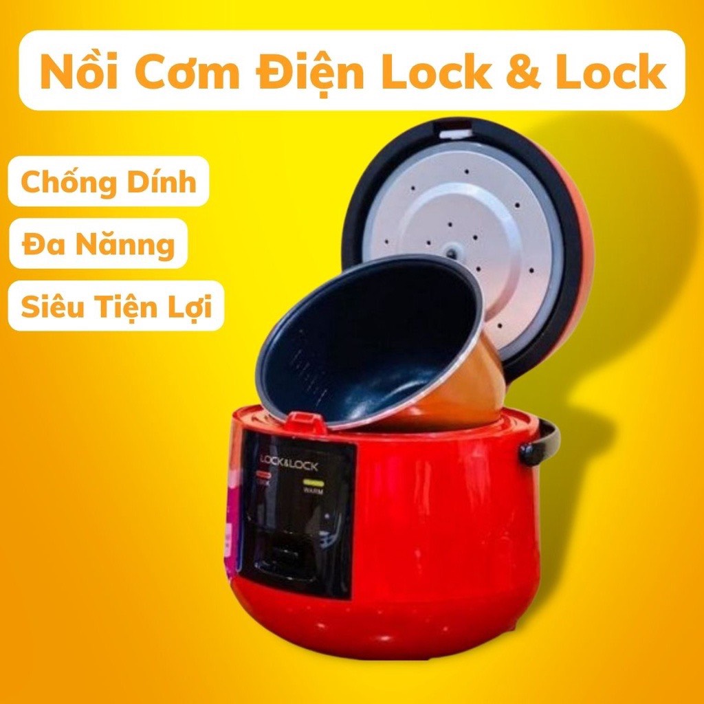 Nồi cơm điện mini lock&lock 1l / bear 1.2l - chính hãng bảo hành 12 tháng