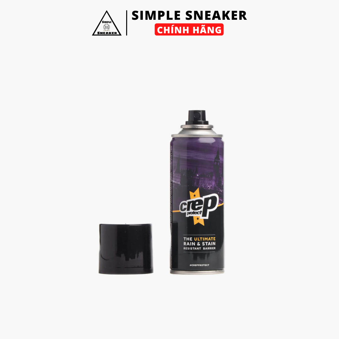 Bình xịt nano crep protect spray chống thấm 200ml chính hãng - simple sneaker - chai xịt chống nước nano cho giày thể thao
