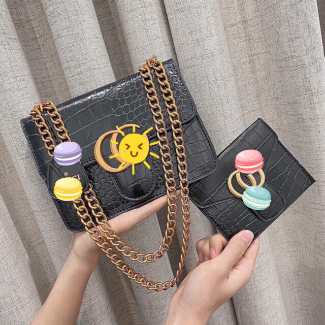 Túi Đeo Chéo Nữ GG Tặng Ví Cực Xinh ( Mua Là Có Quà)