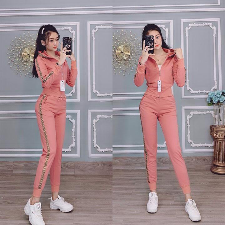 Bộ đồ thể thao nữ áo khoác cao cấp Adidas