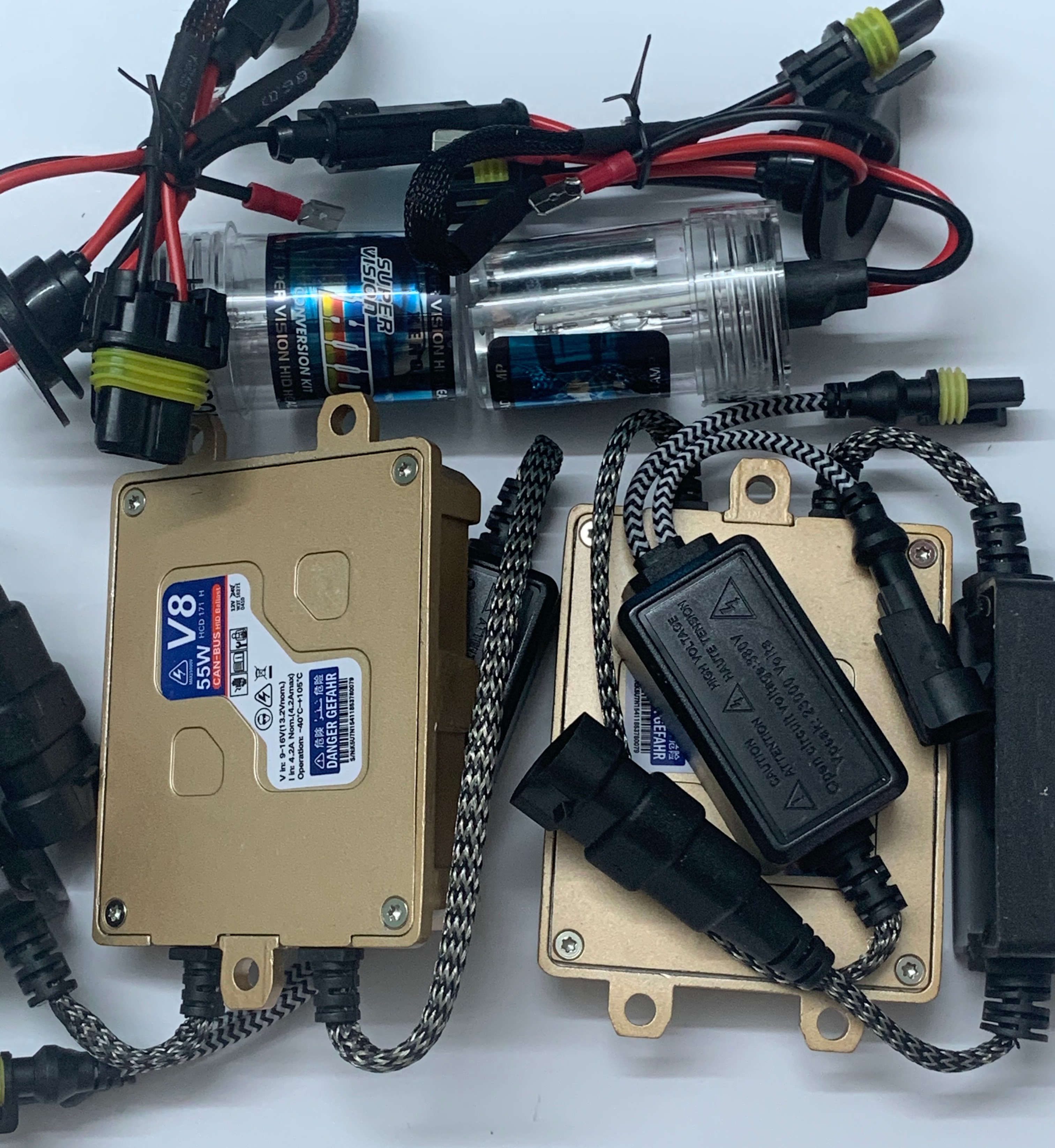 Bộ đèn xenon canbus H7 55w 6000k ánh sáng trắng
