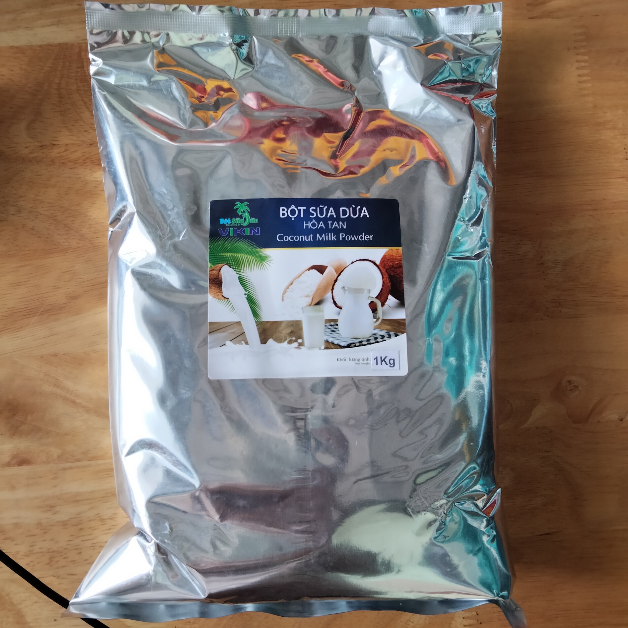 1 kg Bột Sữa Dừa(Cốt Dừa)Nguyên Chất,Không Đường, Dùng Để Nấu Ăn,Pha Chế Sinh Tố, Đồ uống,Hạn Sử dụng 12 tháng