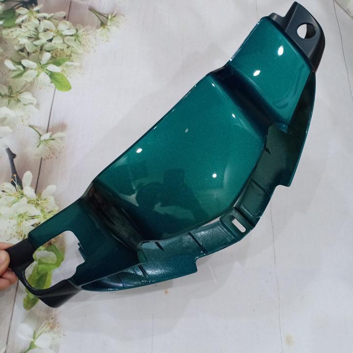 Ốp đầu trước xe máy wave zx,wave 110,wave alpha 2002-2006 màu xanh rêu loại pha 2 bóng -phanh đĩa