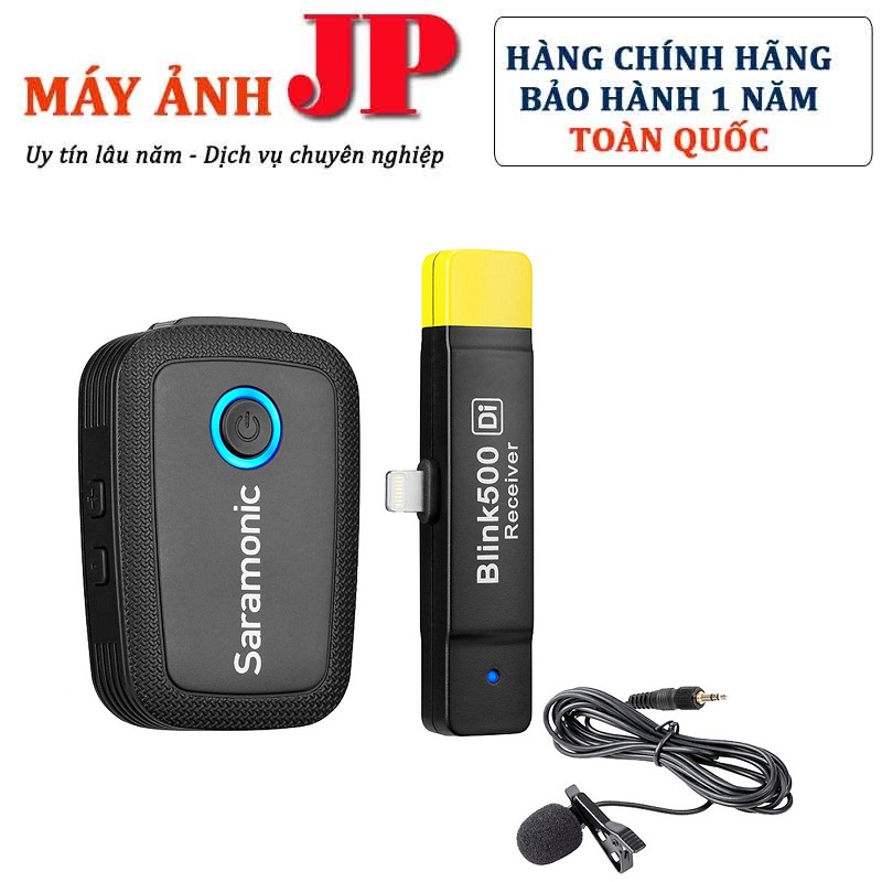 Micro thu âm không dây saramonic blink 500 b3 cổng kết nối lightning 1 phát 1 thu