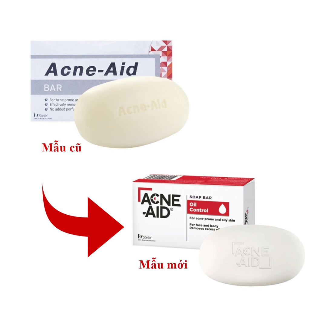 Acne aid bar – xà phòng rửa mặt dành cho da mụn dầu nhờn acne – aid 100gr