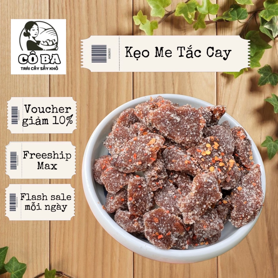Kẹo Me Tắc Cay Xí Muội 500g Hòa Quyên Bốn Vị Chua Cay Mặn Ngọt Kích Thích Vị Giác Ăn Vặt Siêu Ngon  SHOP TRÁI CÂY SẤY CÔ BA