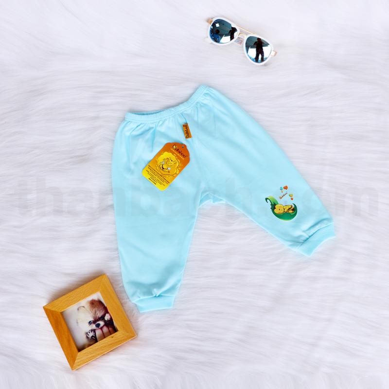 Quần sơ sinh dài mặc bỉm in chuyển nhiệt babiboo - bb35