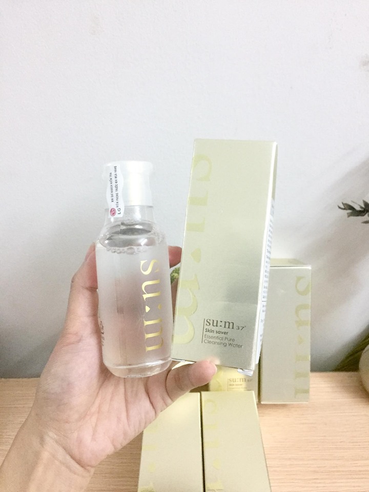 Nước Tẩy Trang Su:m37 Skin Saver Essentilal Pure Cleansing Water 100ml