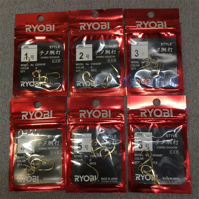 Lưỡi câu cá Ryobi Chinu Douchi Nhật