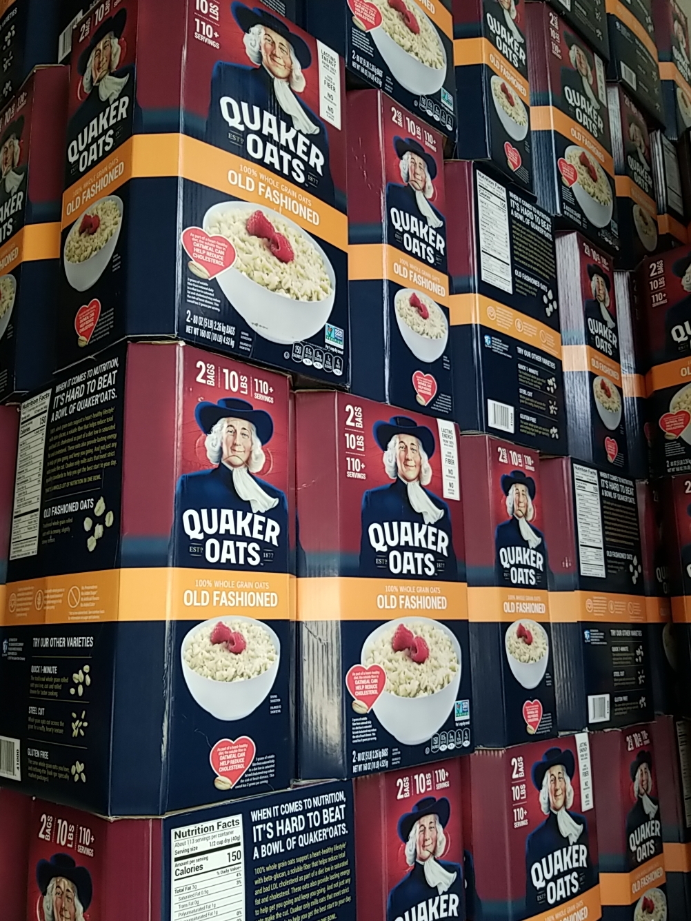 Yến Mạch Quaker Oats Old Fashion 4,52kg (Dạng Hạt cán Mỏng)