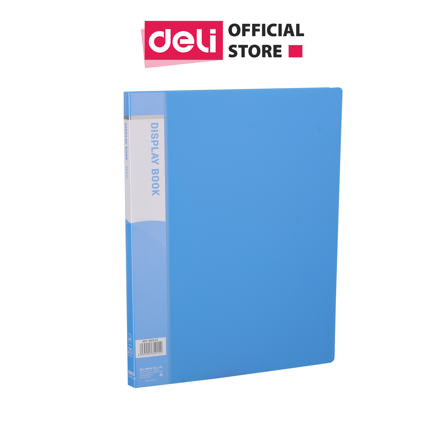 File lá a4 deli - xanh dương - 20/30/40/60/80 lá - 1 chiếc - eb01932/eb02032/eb02132/eb02232/eb02332