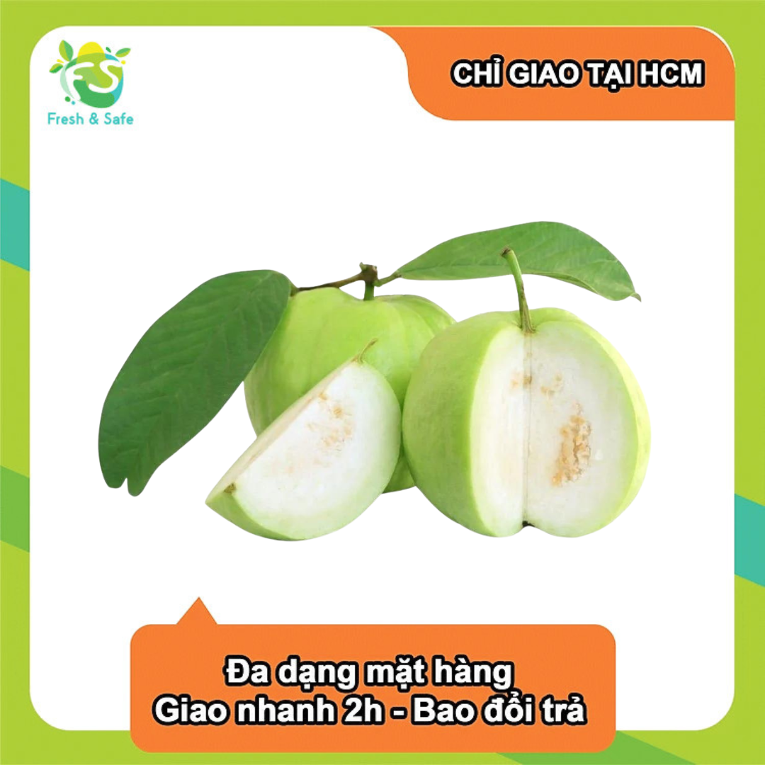 [Chỉ Giao HCM] Ổi Nữ Hoàng Không Hạt - 1kg