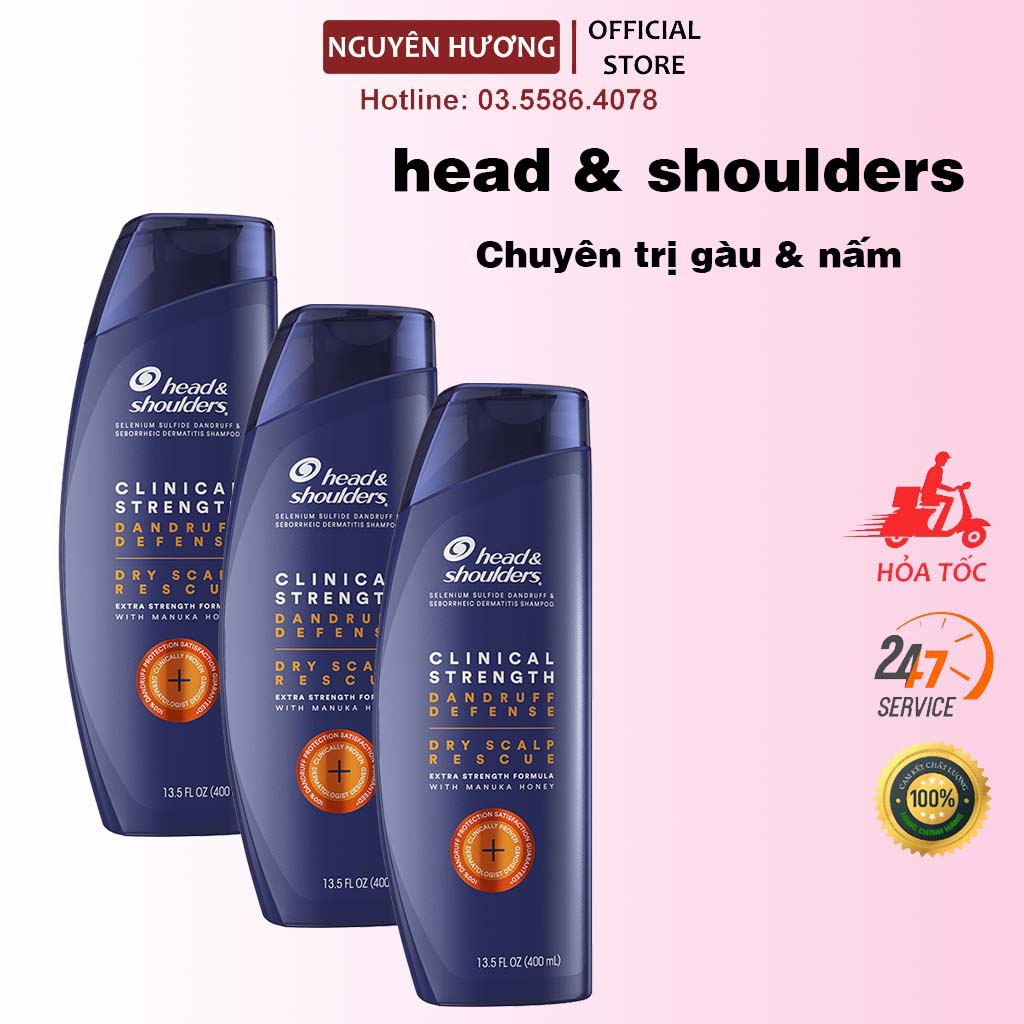 [HCM][MẪU MỚI] Dầu gội trị gàu và nấm Head & Shoulder Mỹ 400ml | dầu gội Head Mỹ