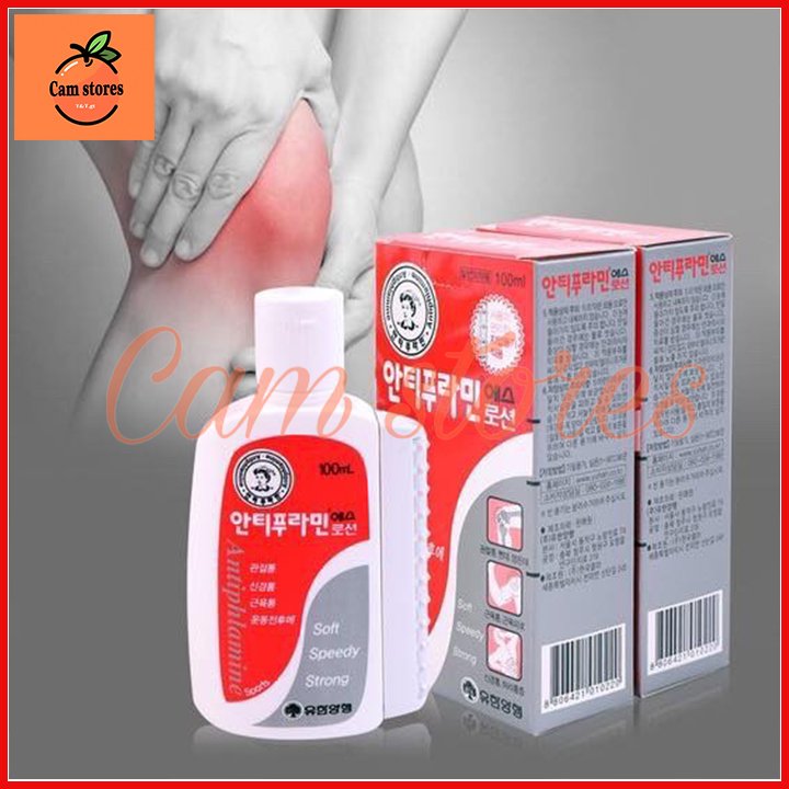 Combo 5 dầu nóng hàn quốc antiphlamine - xoa bóp nhức mỏi - 100ml