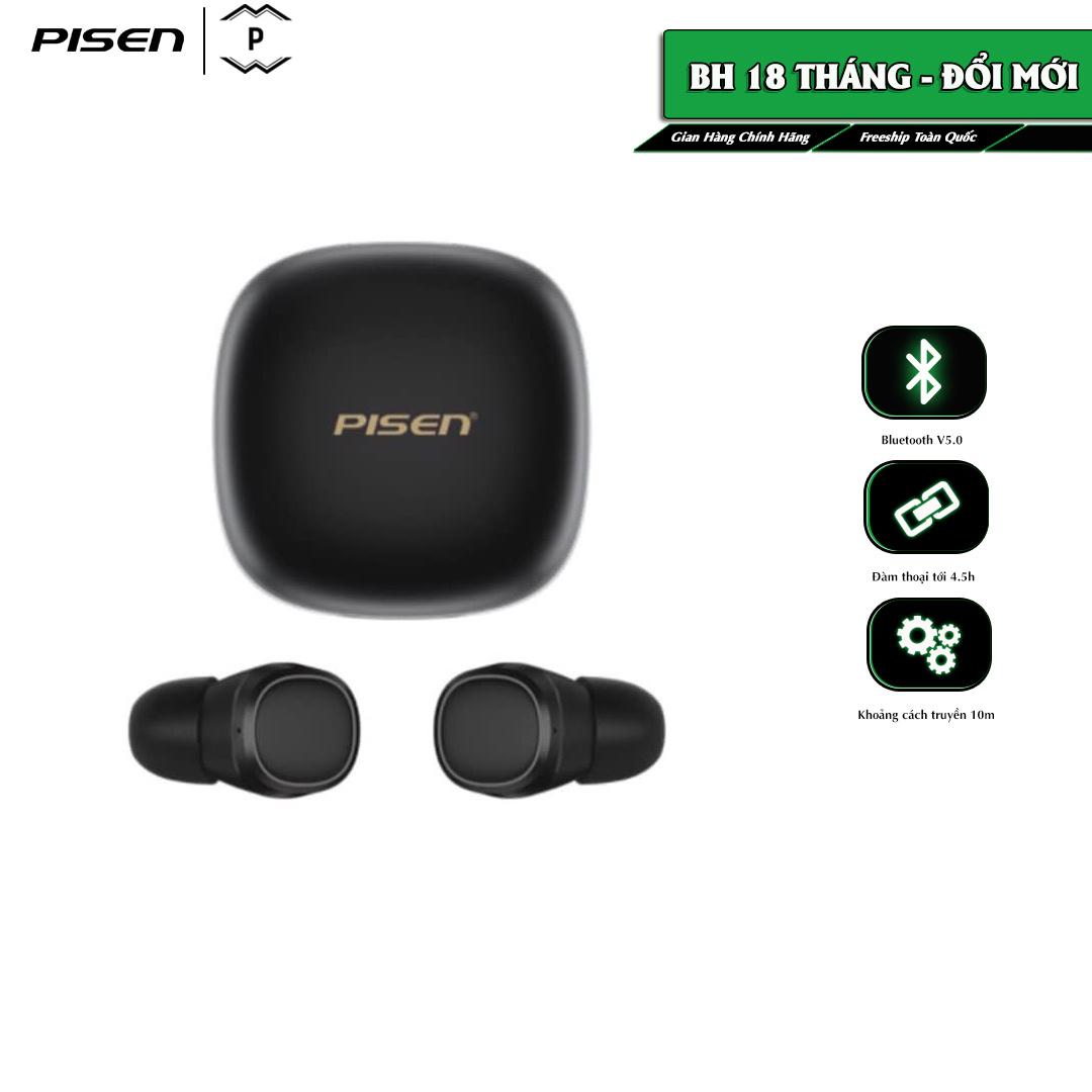 ˂PATECH˃ Tai nghe PISEN True Wireless Bluetooth Earphone T-Buds