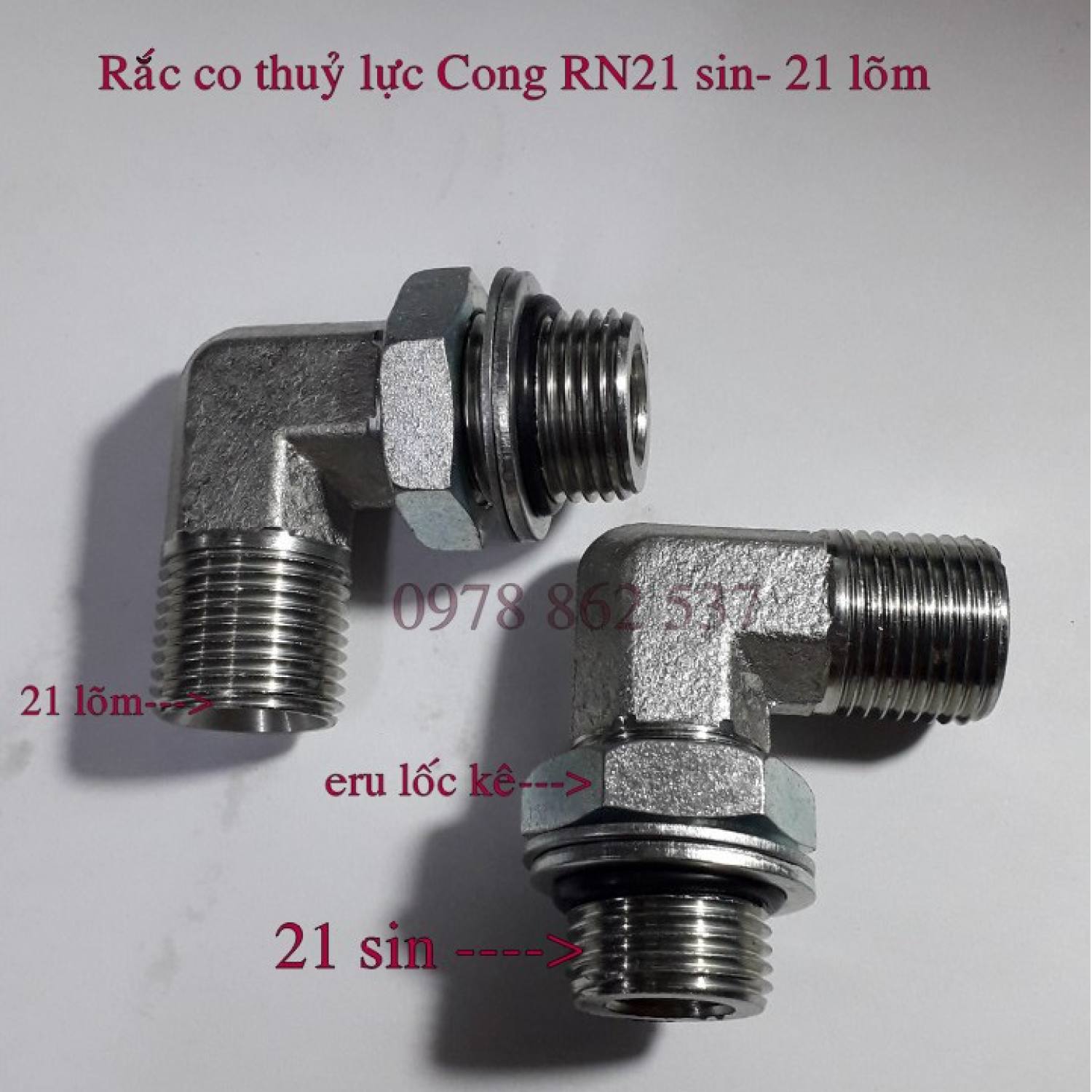Rắc co thuỷ lực cong rn 21 sin- 21 lõm