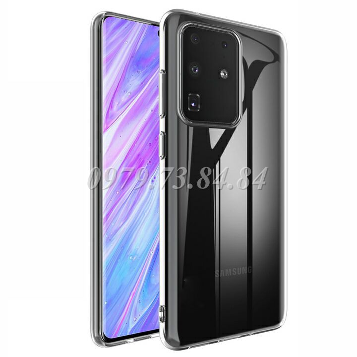 Ốp lưng silicon dẻo trong suốt samsung galaxy s20, s20 plus, s20 ultra siêu mỏng 0.5mm