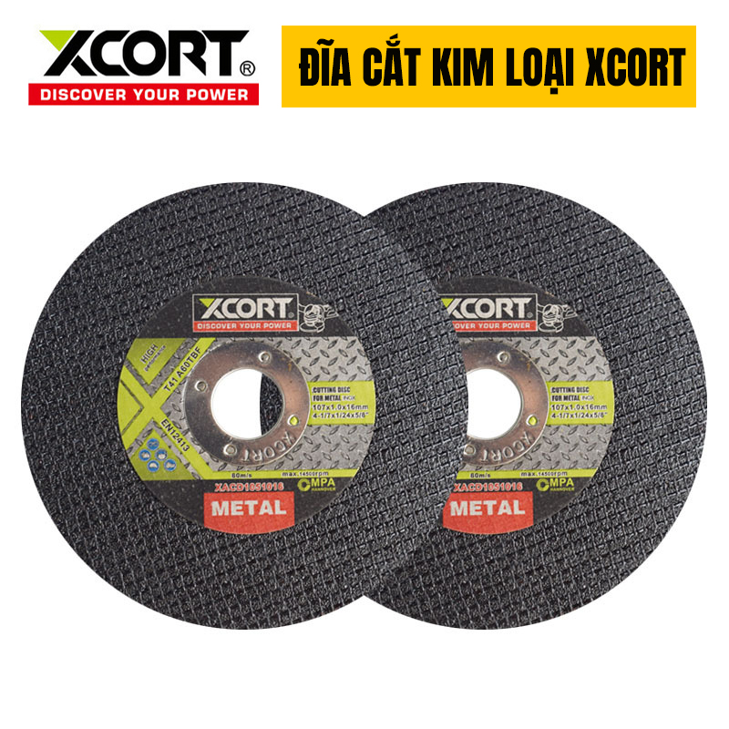 Đĩa cắt kim loại ,Đĩa máy cắt cầm tay,Đĩa máy mài 100mm XCORT [CHÍNH HÃNG]