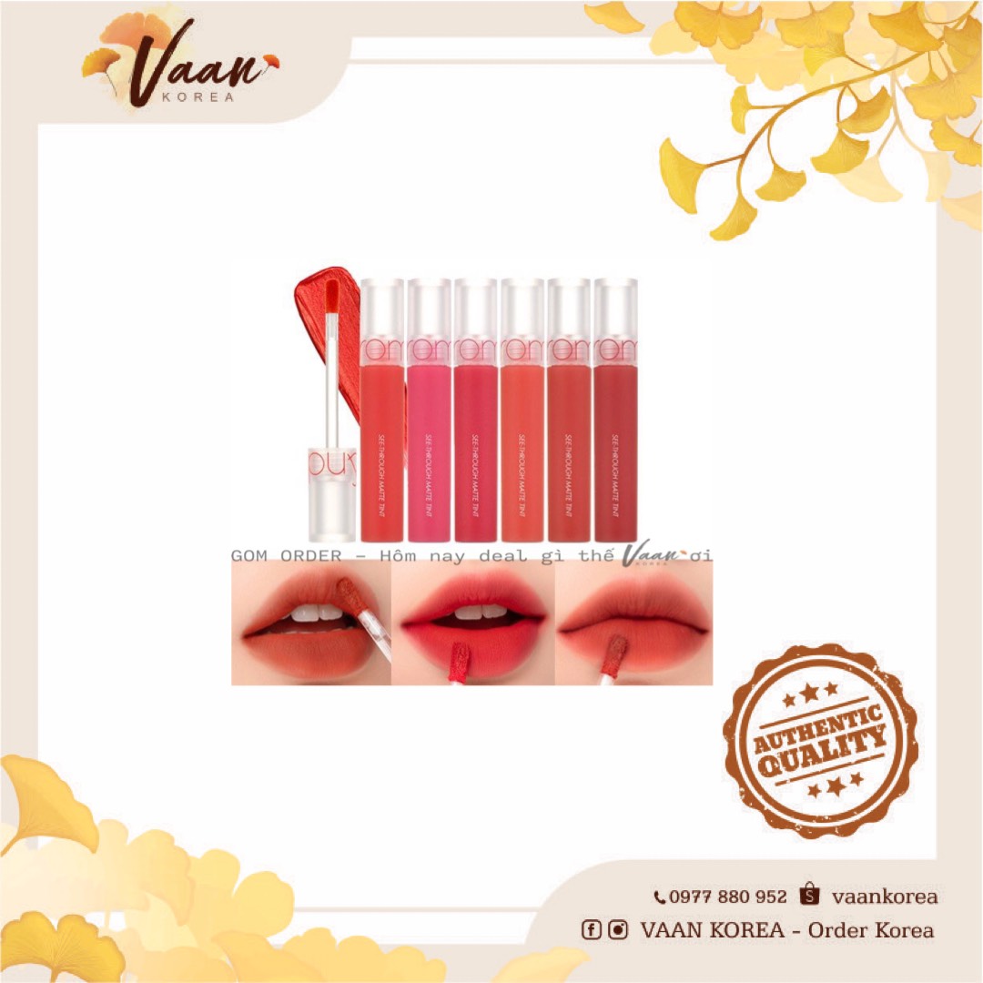 Son kem lì Romand See-Through Matte Tint