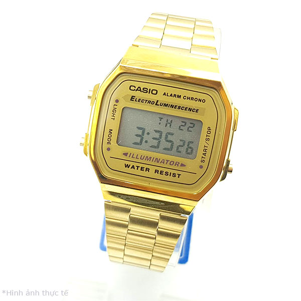 Đồng hồ casio nam điện tử a168wg-9wdf