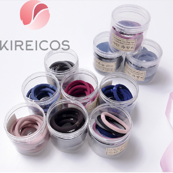 Set 10 dây cột tóc trơn hàn quốc 072 - màu ngẫu nhiên - kireicos