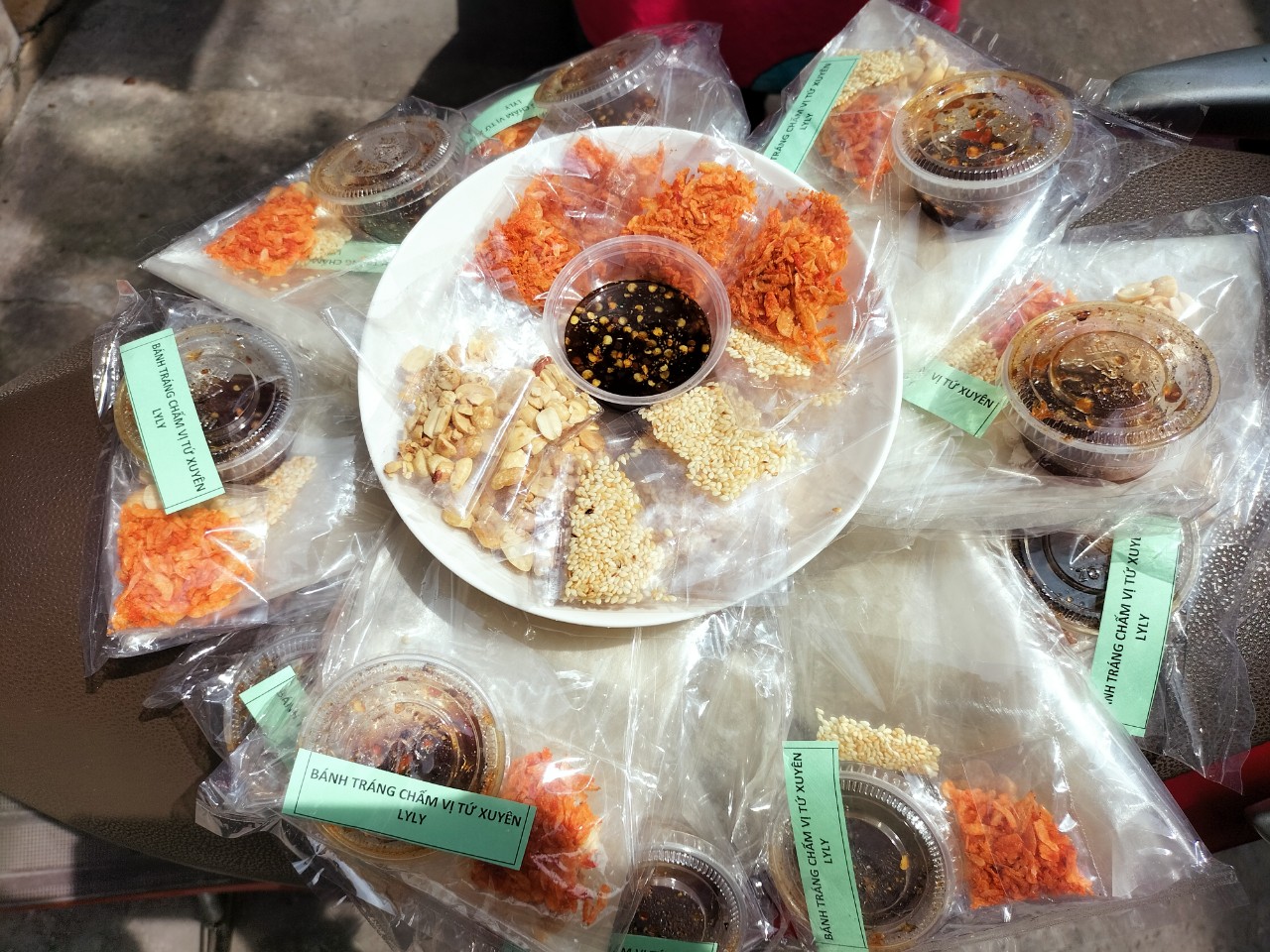 Combo 10 bịch/5 bịch bánh tráng phơi sương chấm vị tứ xuyên