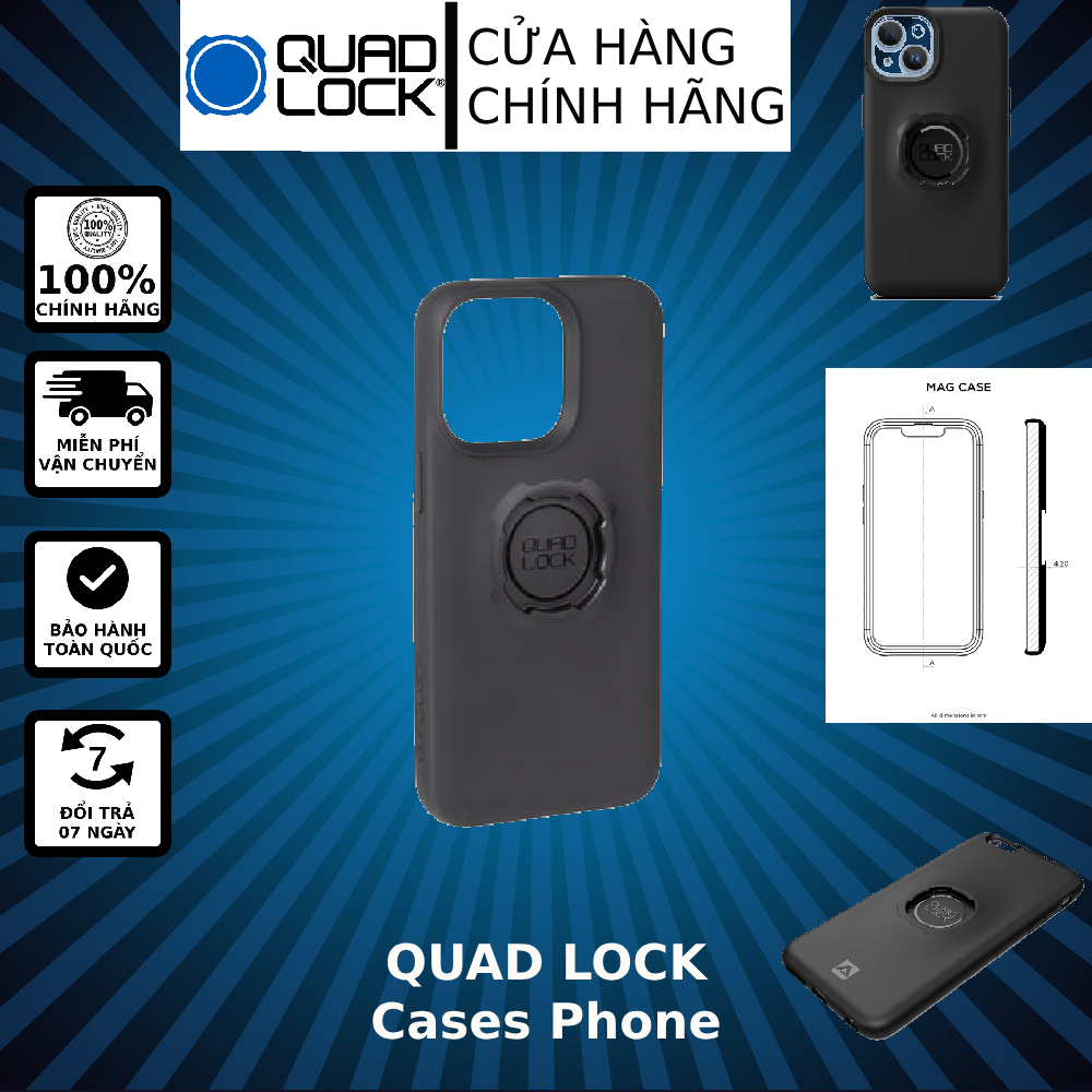 Ốp lưng quad lock cho điện thoại