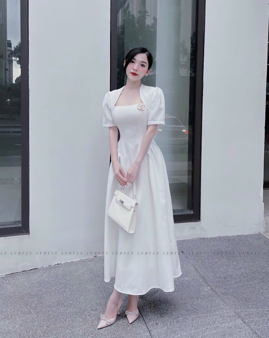 Váy đầm nữ đầm nữ kiểu dáng dài siêu xinh