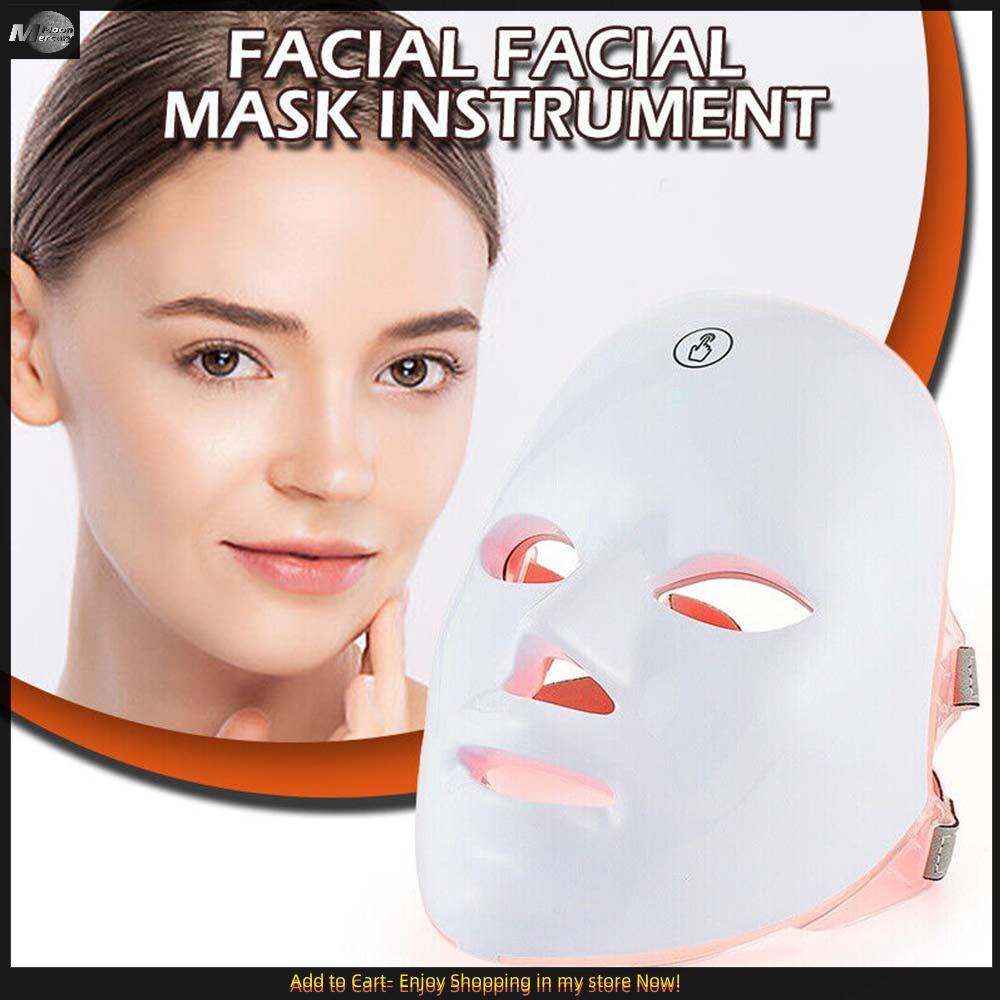7 Colors Light Led Facial Mask Korean Led Photon Therapy Face Mask Machine Spot Acne Removal Therapy Beauty Skin Care Tool