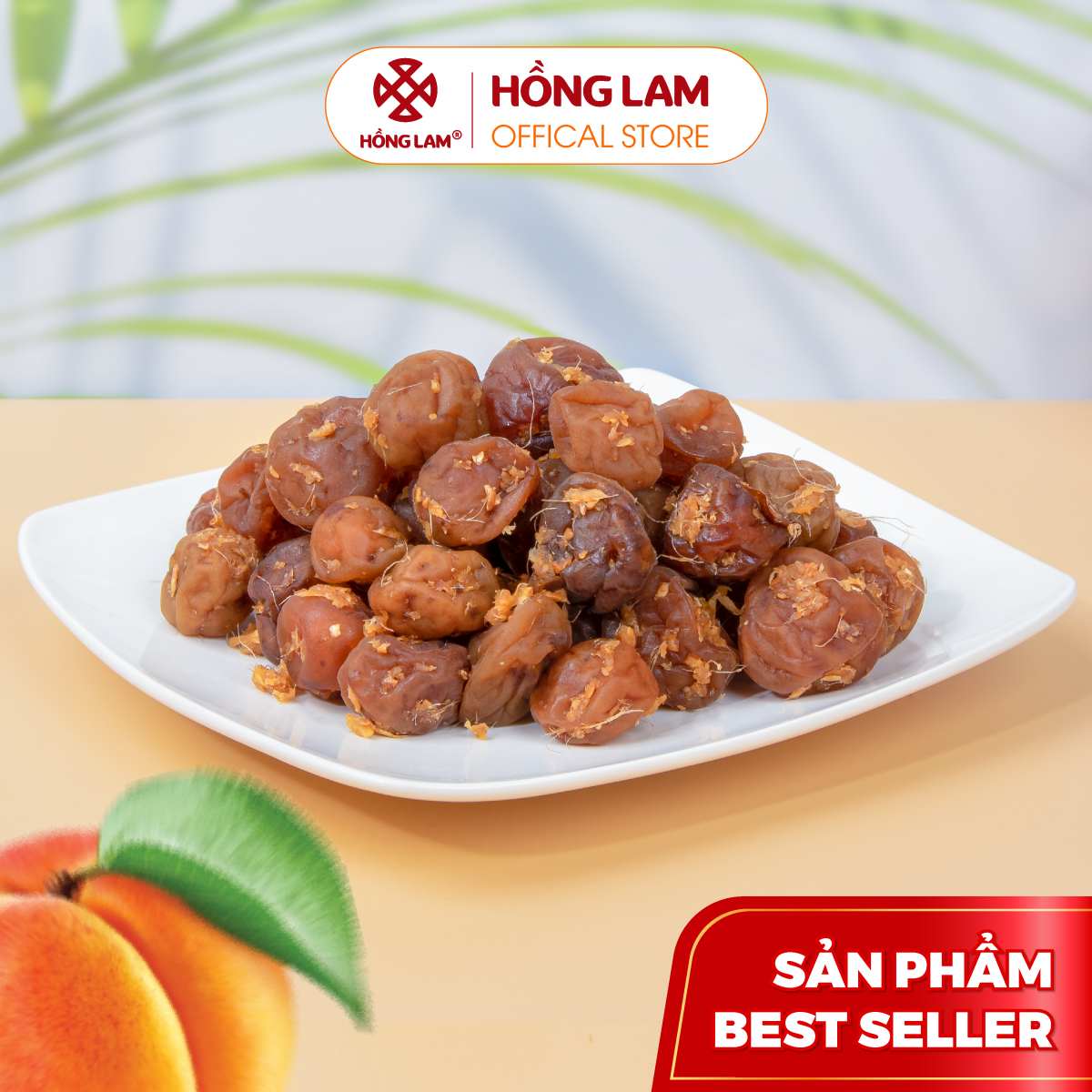 Ô Mai Mơ Dẻo Chùa Hương Hồng Lam - Vị Chua Ngọt Dẻo Gừng