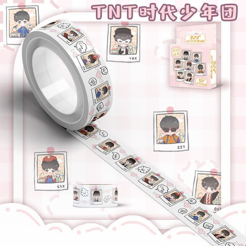 Băng dính TNT THỜI ĐẠI THIẾU NIÊN ĐOÀN washi tape trang trí bàn học trang trí nhà cửa đẹp trần tình lệnh