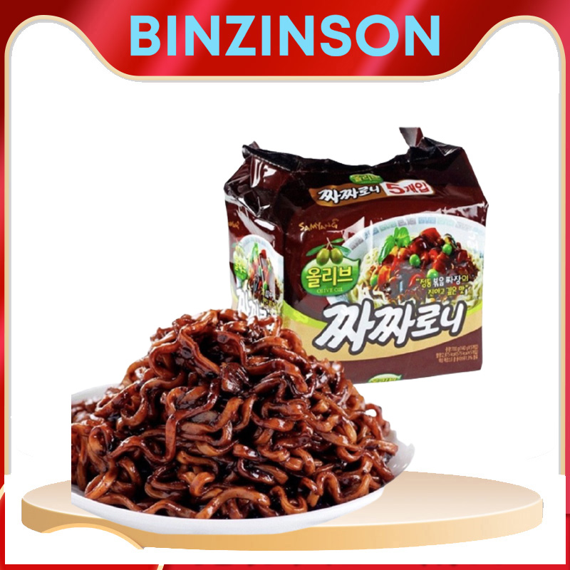 Mì trộn tương đen samyang hàn quốc loại ngon - binzinson