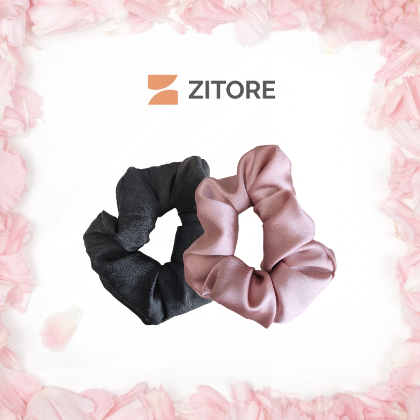 Cột tóc lụa Scrunchies - Sản Phẩm Chính Hãng Từ Zitore