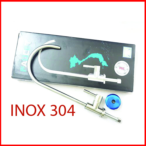 Vòi gạt inox 304 xịn cho máy lọc nước RO( Chất liệu Inox 304)