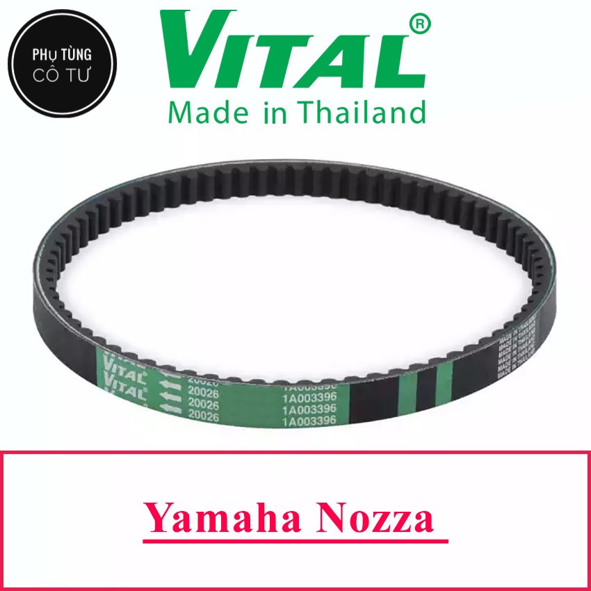 [HCM]Dây Curoa Nozza hiệu Vital (Thái Lan) - Dây curoa xe tay ga - PHỤ TÙNG CÔ TƯ