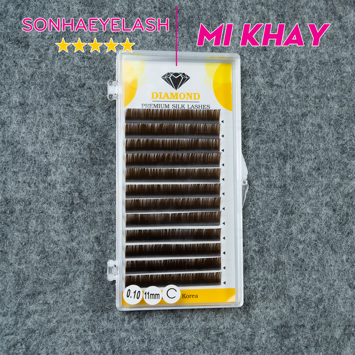 Mi khay nâu tây nhiều size