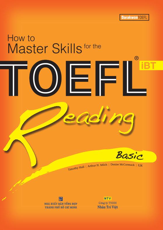 How to master skills for the toefl ibt: reading basic