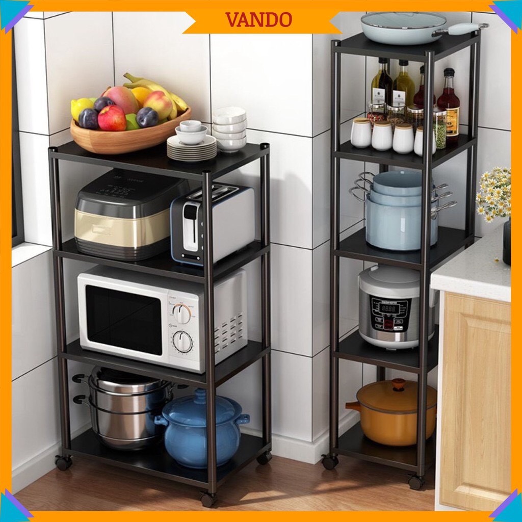 Kệ lò vi sóng 345 tầng kệ nhà bếp đa năng - PHIÊN BẢN THÉP CARBON MỚI NHẤT 2022  -  VƯỢT TRỘI HƠN BẢN CŨ