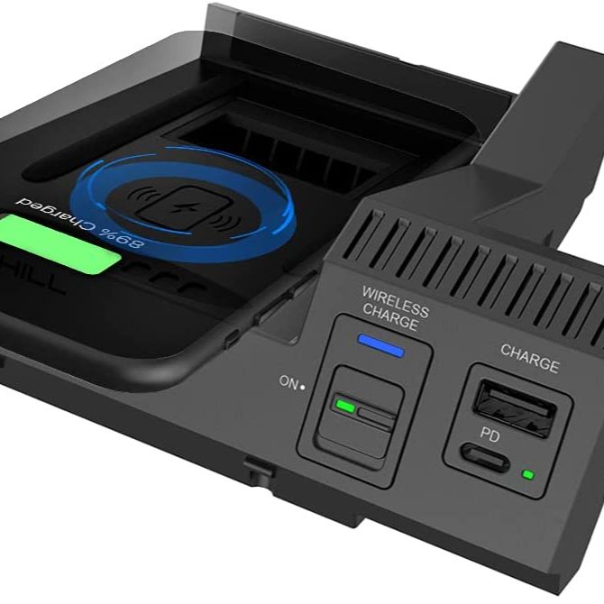 Sạc điện thoại không dây DOCK C63 V2 cho Mercedes-Benz GLC(2015-2021 all model), C-class W205 (2014-2021/C180-C300AMG)