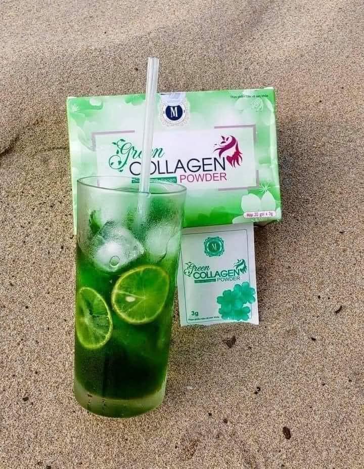 Diệp lục colagen , đẹp da , giảm cân