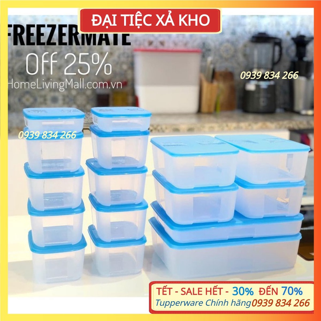 Tupperware ❤️ Freeship❤️ Bộ hộp bảo quản trữ đông Freezermate