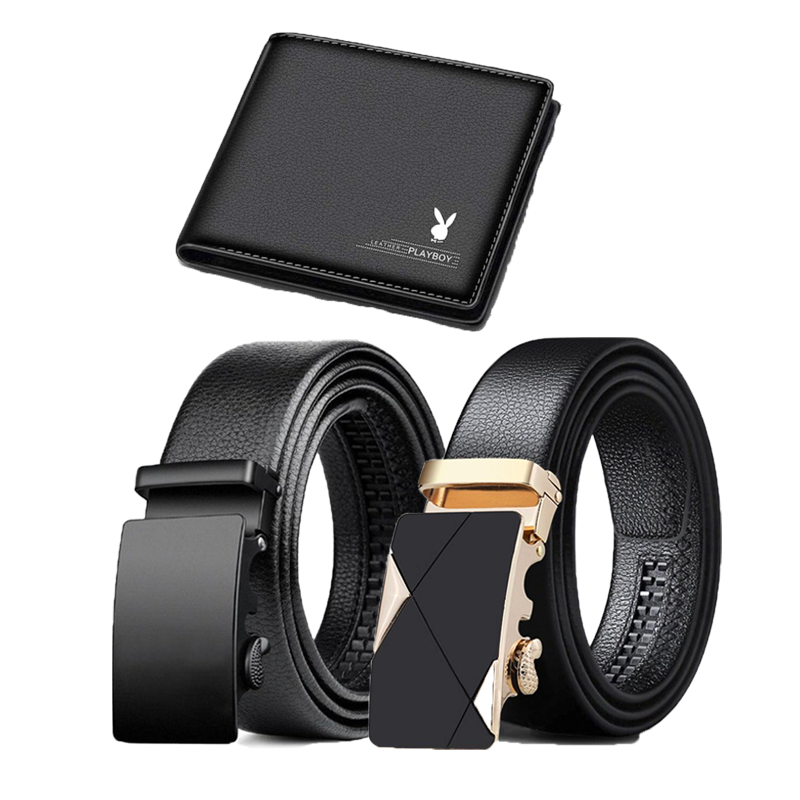 COMBO Thắt lưng Nam cao cấp tặng Ví Da nam MP01+TGV+SN