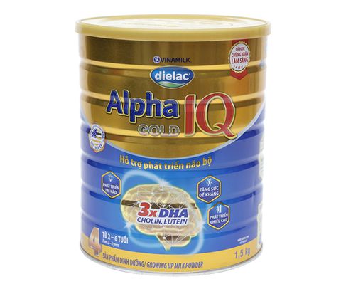 Sữa Dielac Alpha Gold 4 lon 1500gr