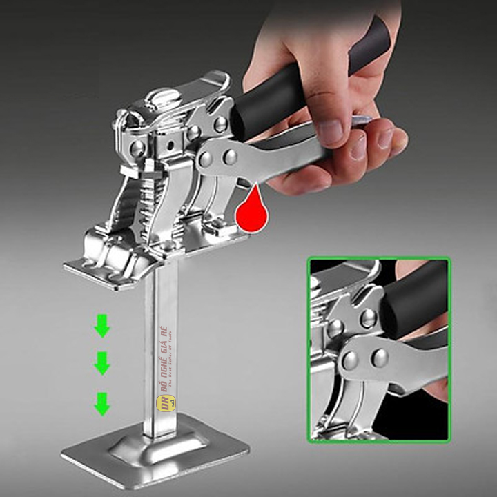 Con Đội Gạch Nâng Nền Kích Kê Gạch Ốp Tường Thiết Bị Nâng Hạ Cửa Tủ Mini Bằng Tay Dụng Cụ Đồ Xây Dựng Ốp Lát Sàn Gỗ Thảm Nhựa Gạch Men Chuyên Nghiệp