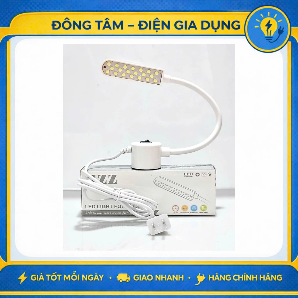 ĐÈN LED MÁY MAY LOẠI XỊN JZZ 30 LED CÓ ĐẾ NAM CHÂM